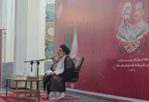 آیت الله خاتمی: رمز موفقیت مسئولان کشور در تداوم راه پر فروغ شهیدان رجایی و باهنر است ؛ صلابت و قدرت بازدارندگی ایران در جنگ ۱۲ روزه ی اخیر با اسراییل، دست تسلیم دشمنان را  بالا برد و بار دیگر اقتدار این سرزمین را برای جهانیان عیان ساخت.