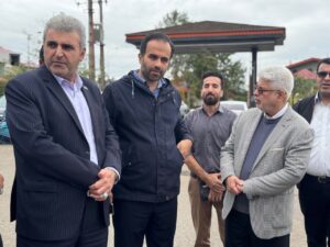 بررسی آخرین وضعیت پیشرفت کار طرح سرمایه گذاری تالاب عینک رشت