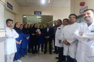 قدردانی رییس دانشگاه علوم پزشکی گیلان از پرستاران بخش جراحی عروق مرکز آموزشی درمانی رازی