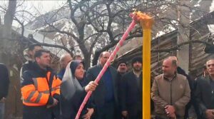 همزمان با دهه مبارک فجر ،اتصال۶ روستای کوهستانی سیاهکل به شبکه سراسری گاز کشور