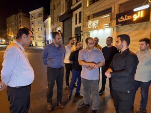 نظارت میدانی شهردار رشت بر روند اجرایی عملیات روکش آسفالت معابر سطح شهر