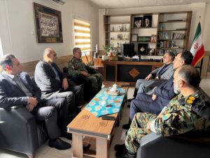 دیدار مسئولان مدیریت شهری رشت با فرمانده یگان ویژه گیلان